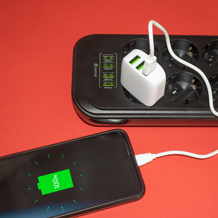 آداپتور 17 وات کینگ استار مدل KW163C به همراه کابل USB-C