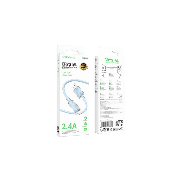 کابل تبدیل USB به لایتنینگ بروفون مدل BX112 طول 1 متر