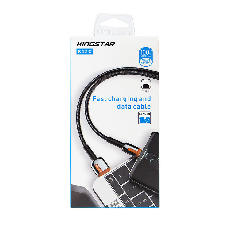 کابل تبدیل USB به USB-C کینگ استار مدل K42C طول 1 متر
