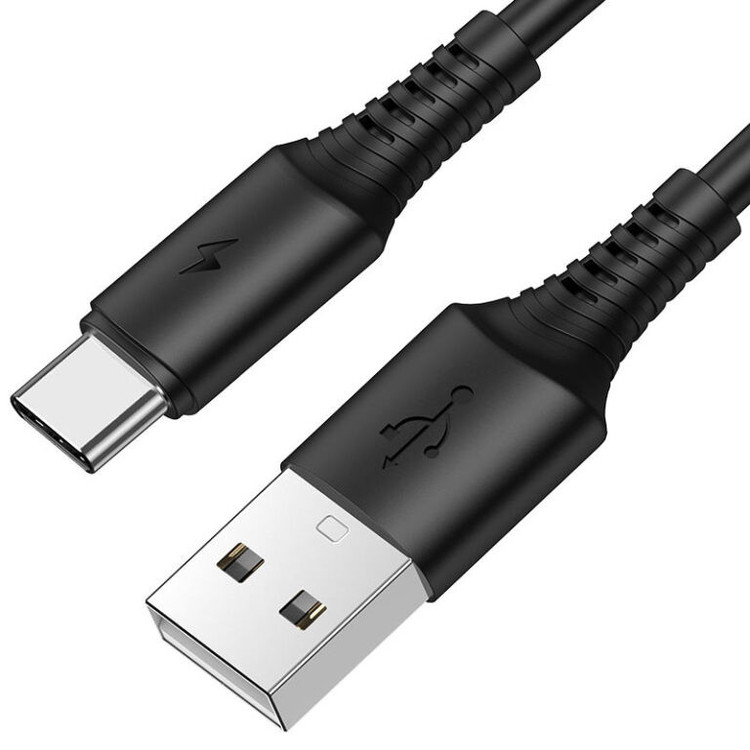 کابل تبدیل USB به USB-C بروفون مدل BX47 طول 1 متر
