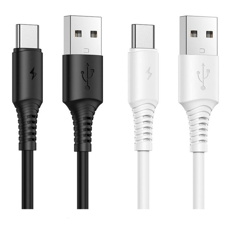 کابل تبدیل USB به USB-C بروفون مدل BX47 طول 1 متر