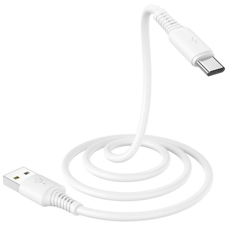 کابل تبدیل USB به USB-C بروفون مدل BX47 طول 1 متر