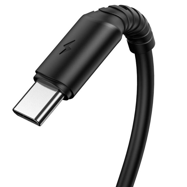 کابل تبدیل USB به USB-C بروفون مدل BX47 طول 1 متر