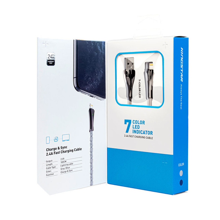 کابل تبدیل USB به لایتنینگ کینگ استار مدل K28i طول 1 متر