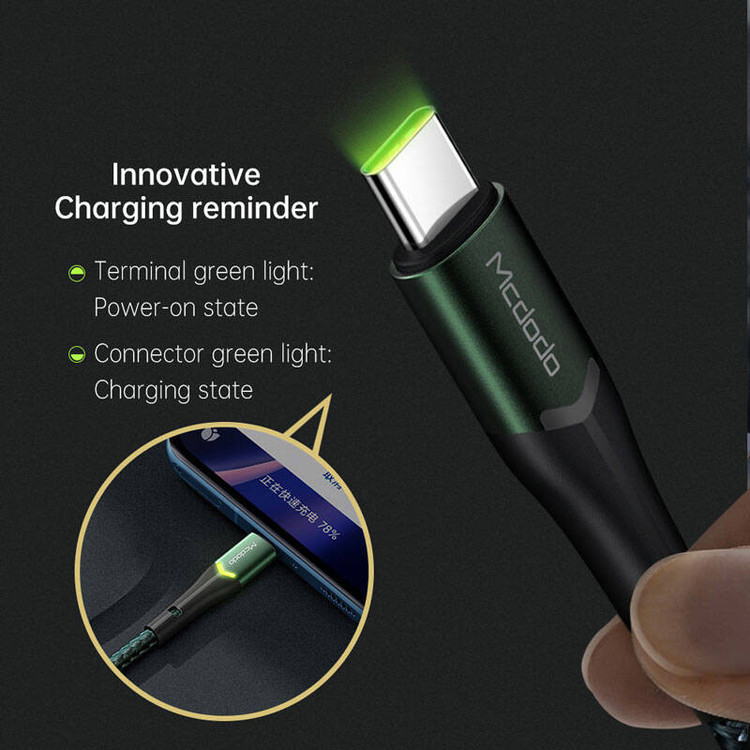 کابل تبدیل USB به USB-C مک دودو مدل CA-796 طول 1 متر