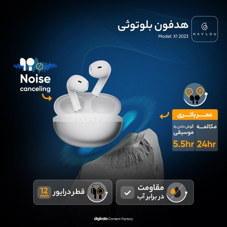 هدفون بلوتوثی هایلو مدل X1 2023
