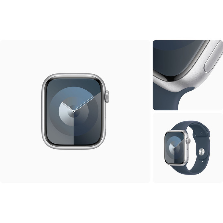 ساعت هوشمند اپل مدل Series 9 midnight Aluminum 45mm LL/A A2980