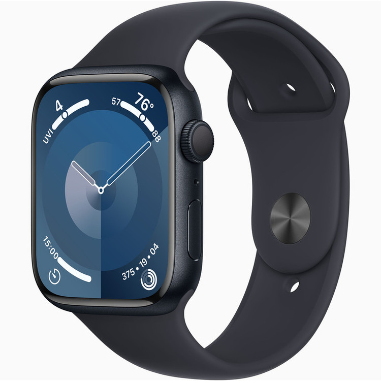 ساعت هوشمند اپل مدل Series 9 midnight Aluminum 45mm LL/A A2980