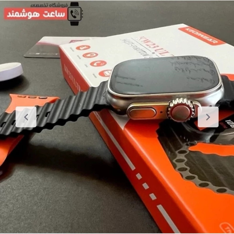 ساعت هوشمند 49 میلی متری کیکویر مدل KW23 ULTRA 3 با 4 بند