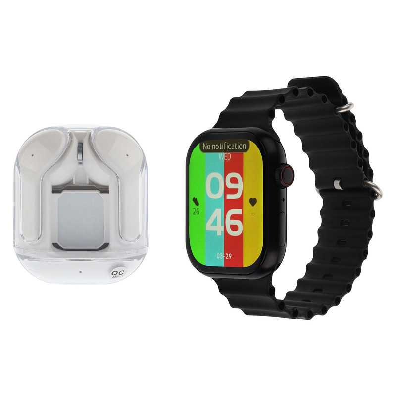 ساعت هوشمند ویسمی مدل WS-X17 به همراه هدفون بلوتوثی