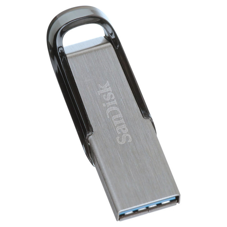 فلش مموری USB 3.0 سن دیسک مدل CZ73 ظرفیت 128 گیگابایت 36ماه ضمانت متین