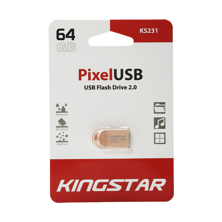 فلش مموری USB2.0 کینگ استار مدل KS231 ظرفیت 64 گیگابایت 24ماه ضمانت متین