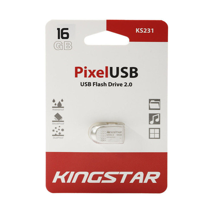 فلش مموری USB2.0 کینگ استار مدل KS231 ظرفیت 16 گیگابایت 24ماه ضمانت متین