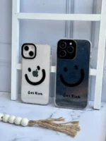 قاب Smile اکلیلی شفاف آیفونی (کدC1735)
