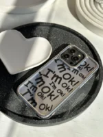 قاب I'm OK نقره ای (کدC1413) - Image 2