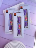 بند اپل واچ بافت بنفش کنفی با گارد سیلیکونی (کدw5060) - Image 5