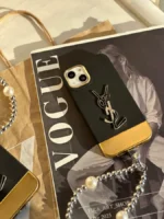 قاب GOLD YSL با آویز (کدC1401)