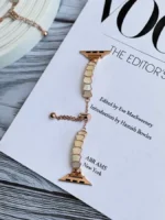 بند اپل واچ Luxury Pearl Chain (کدw5068) - Image 3
