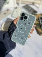 قاب گل آبی نگین دار(کدC2084) - Image 4