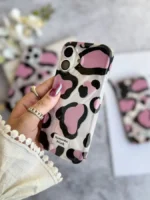 قاب پلنگی Romantic Pink آیفونی (کدC2062) - Image 4