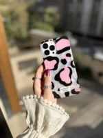 قاب پلنگی Romantic Pink آیفونی (کدC2062) - Image 2
