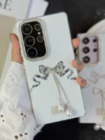 قاب پاپیون دور لنز نگین/شاین Lovely Power سامسونگ و شیائومی (کدC2262) - Image 4