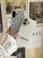 قاب White Christian Dior دور لنز نگین آیفون (کدC2076) - Image 6