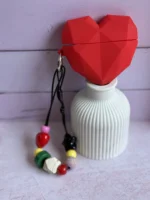 کاور ایرپاد قلب قرمز با آویز (کدa0014) - Image 8