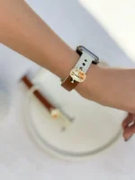 بند اپل واچ چرمی پیشی (کدw5083) - Image 4